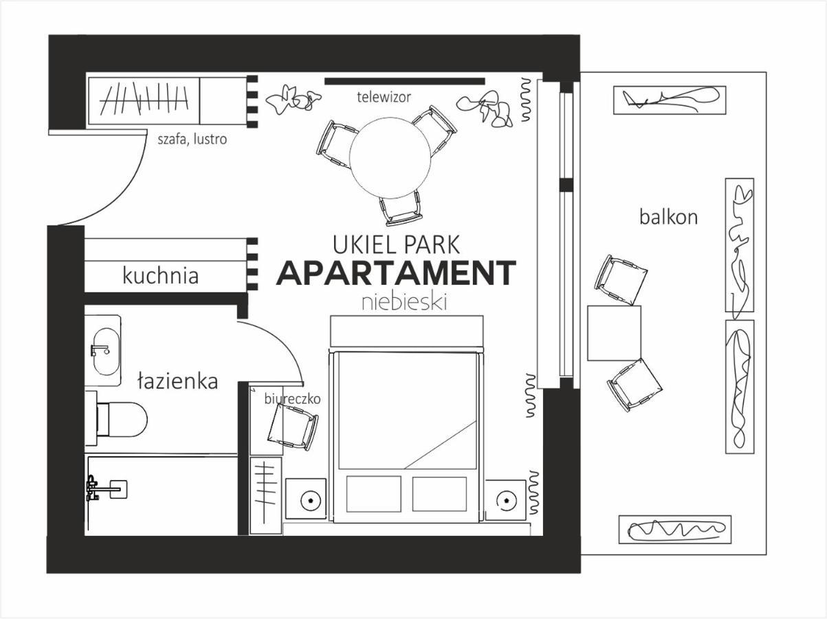 Ferienwohnung DK Premium UkielPark Allenstein Exterior foto