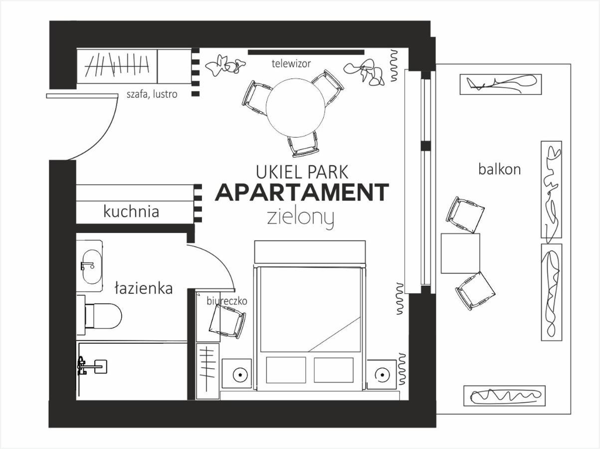 Ferienwohnung DK Premium UkielPark Allenstein Exterior foto
