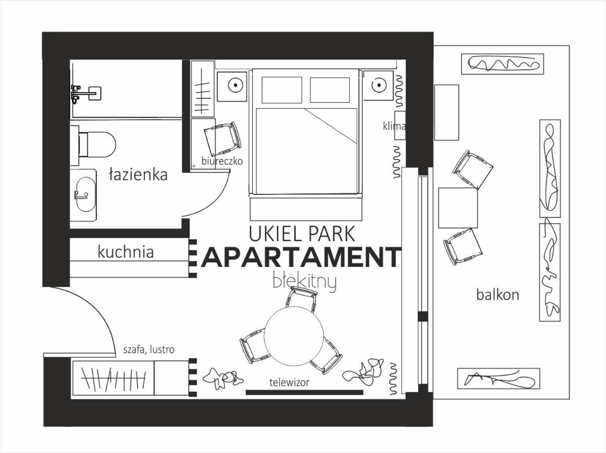 Ferienwohnung DK Premium UkielPark Allenstein Exterior foto